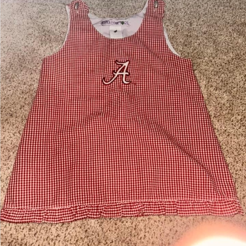 Alabama Crimson Tide Red Gingham dress